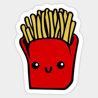 Kawaii Fries Sticker